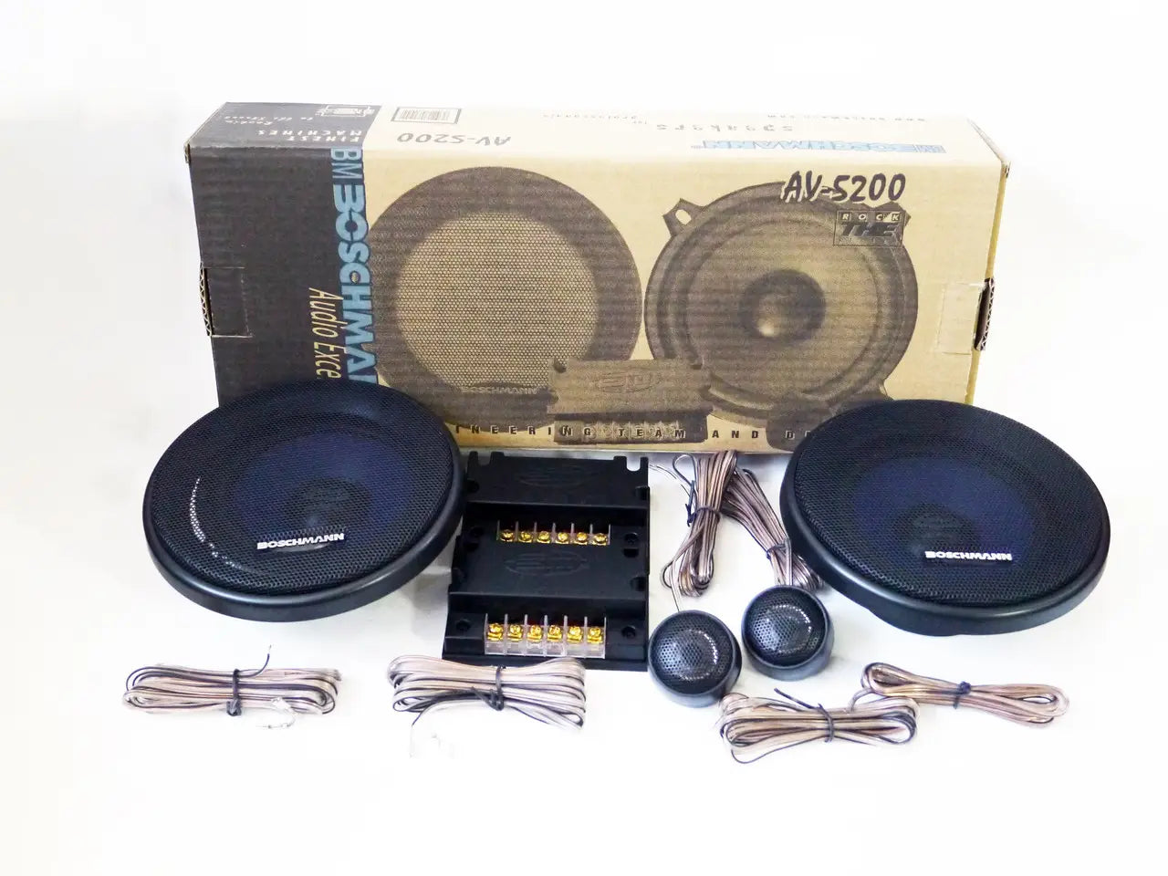 Boschmann 5.25" 150 Watt Car Audio Component Kit - Woofers & Tweeters (AV5200)