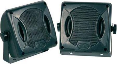 Boschmann 80 Watt 2-Way Car Audio Box Speakers Pair (PR222)