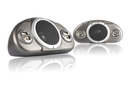 Boschmann 120 Watt 3-Way Car Audio Box Speakers Pair (PR333)