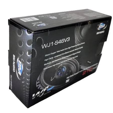 Boschmann 6x4" 210 Watt 3-Way Car Audio Speakers Pair (WJ1-S46V3)