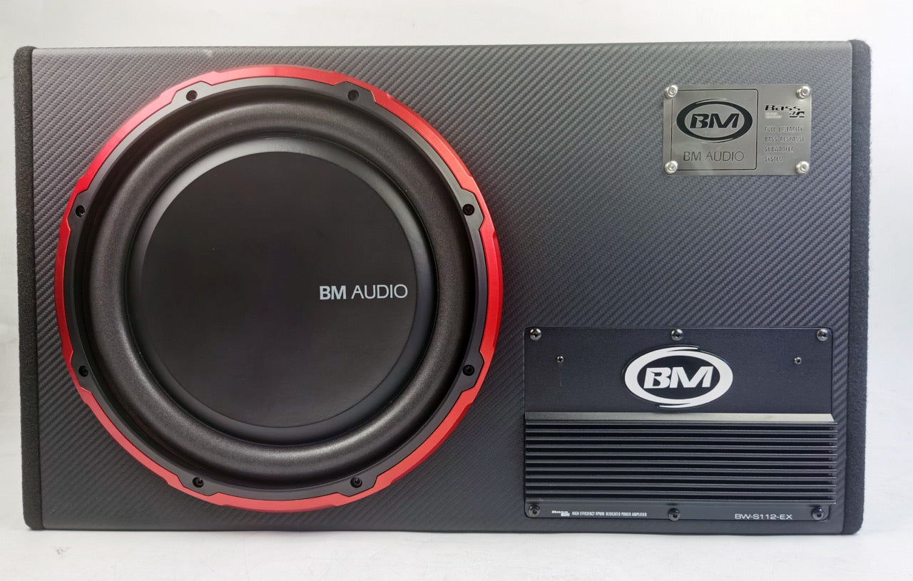 Boschmann 12" 700 Watt Car Audio Powered Subwoofer (BW-S112EX)