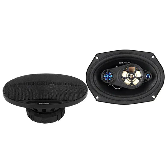 Boschmann 6x9" 500 Watt 4-Way Car Stereo Speakers Pair (WJ1-S99V4)
