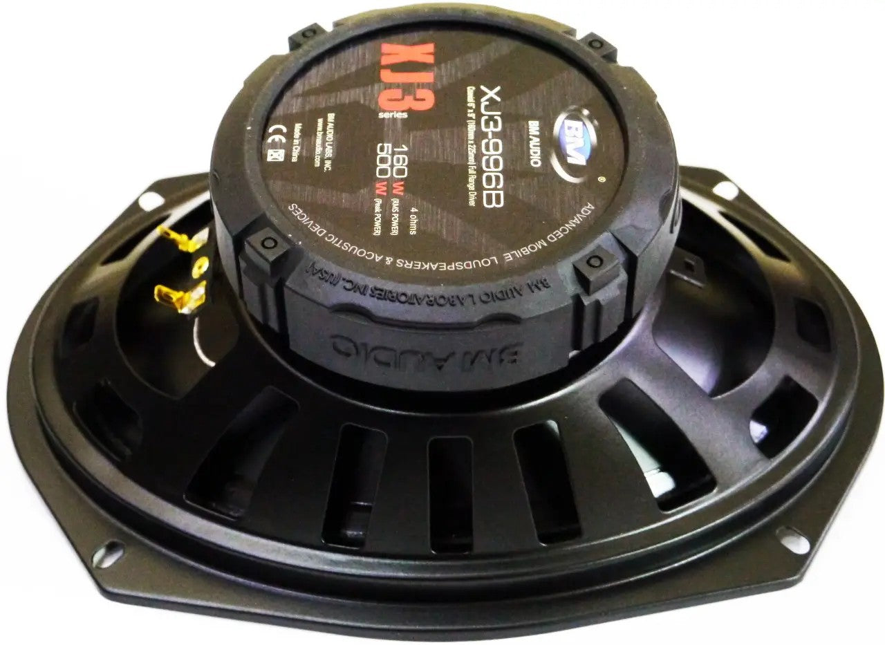 Boschmann 6x9" 500 Watt 4-Way Car Audio Speakers Pair (XJ3-996B)