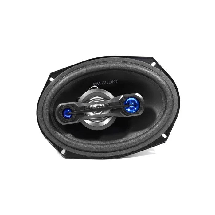 Boschmann 6x9" 500 Watt 4-Way Car Audio Speakers Pair (XJ3-996B)