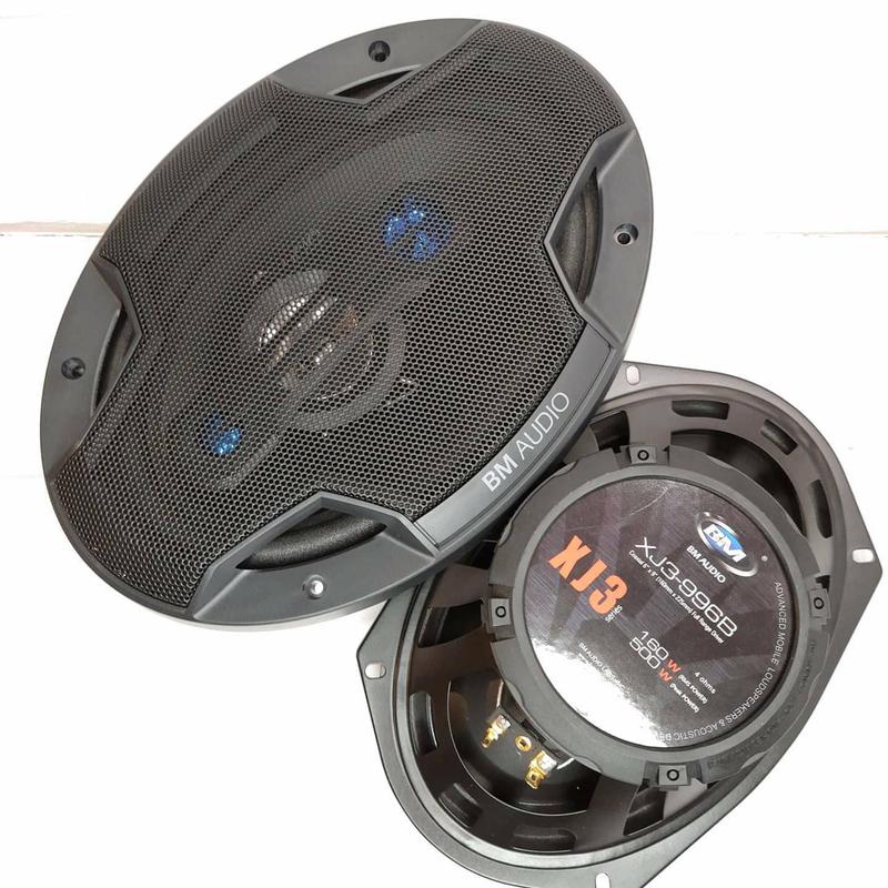 Boschmann 6x9" 500 Watt 4-Way Car Audio Speakers Pair (XJ3-996B)