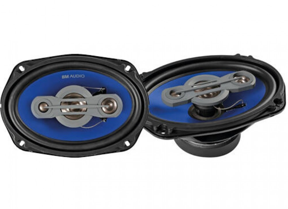 Boschmann 6x9" 500 Watt 4-Way Car Audio Speakers Pair (XJ3-996)