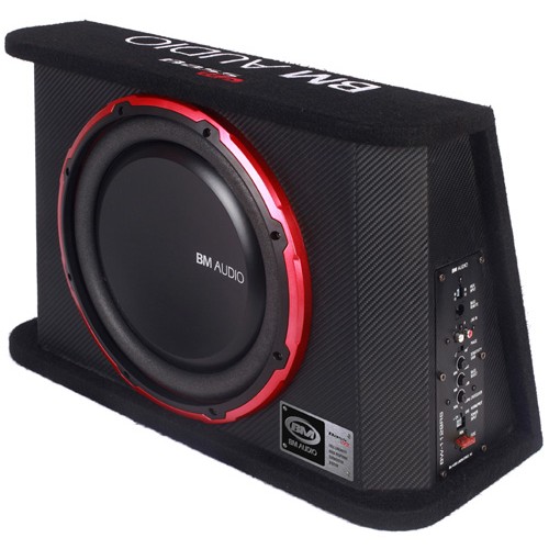 Buy Boschmann 12" 700 Watt Powered Car Stereo Subwoofer Slim Carbon Finish in NZ New Zealand.