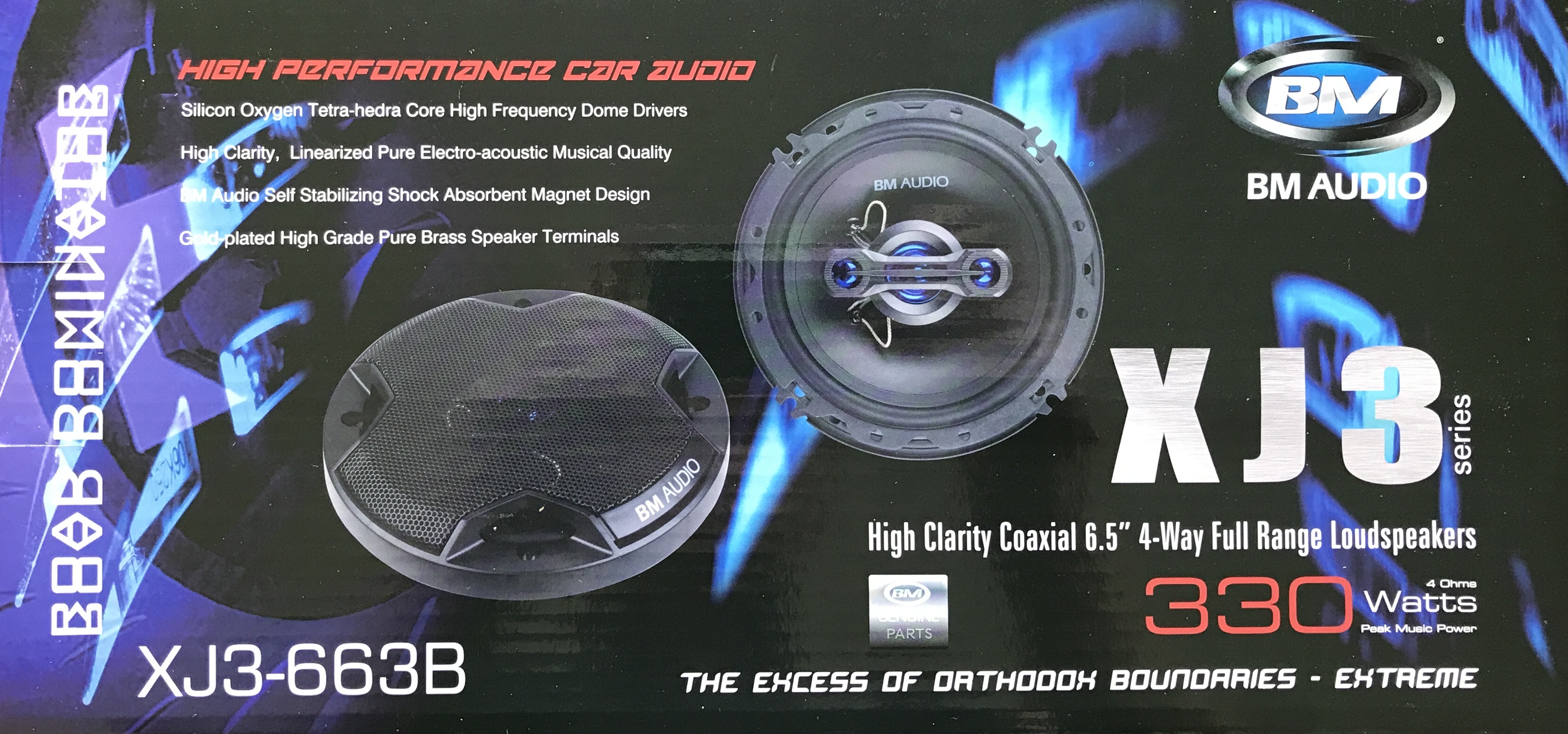 Buy Boschmann 6.5" 330 Watt 4-Way Coaxial Car Audio Speakers Pair in NZ New Zealand.