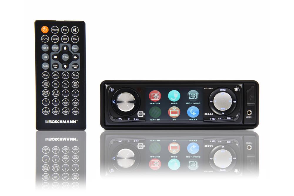 Buy Boschmann 3.5" Touch Panel LCD AV/MP4/MP3/WMA Player/Front Aux/USB/SD AM/FM Headunit in NZ New Zealand.